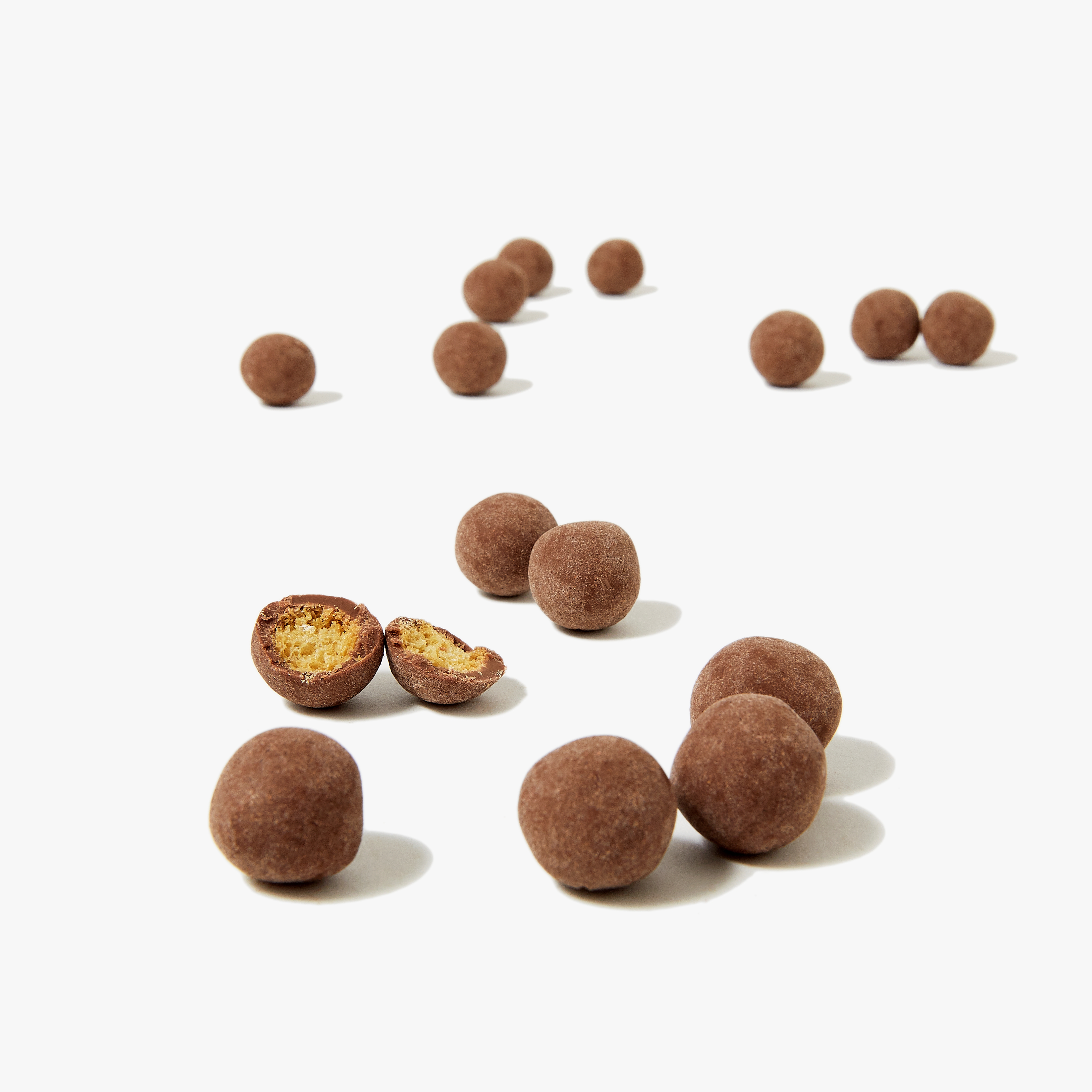 Truffes croustillantes au chocolat au lait